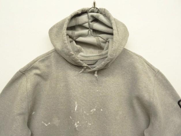 画像: CARHARTT 袖プリント スウェット パーカー ヘザーグレー (VINTAGE)