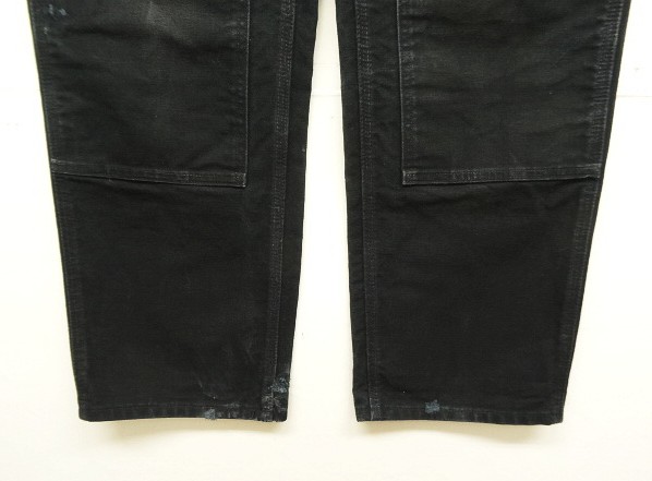 画像: CARHARTT ダブルニー ダック ペインターパンツ ブラック W32L30 USA製 (VINTAGE)