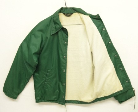 画像4: 70'S CHAMPION "4-H CLUB" ランタグ 裏地付き コーチジャケット グリーン (VINTAGE)