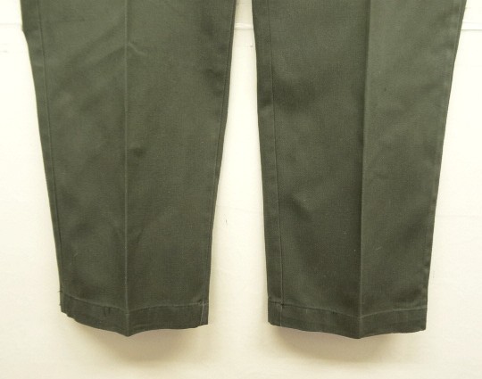 画像: 70'S DICKIES 874 チビタグ ワークパンツ TALONアルミジップ オリーブ W38L31 USA製 (VINTAGE)