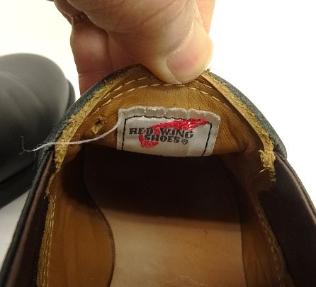 画像: RED WING 9198 レザー ポストマンロメオ サイドゴアシューズ ブラック USA製 (USED)