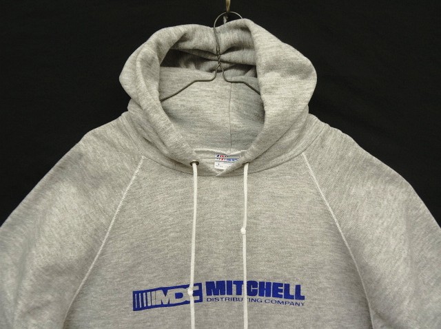 画像: 80'S HANES "MDC" ラグランスリーブ スウェット パーカー ヘザーグレー USA製 (VINTAGE)