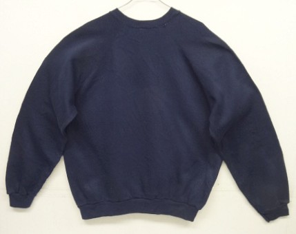 画像3: 90'S TULTEX ラグランスリーブ クルーネック スウェットシャツ ネイビー USA製 (VINTAGE)