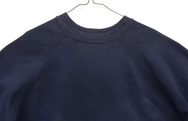 画像: 90'S TULTEX ラグランスリーブ クルーネック スウェットシャツ ネイビー USA製 (VINTAGE)