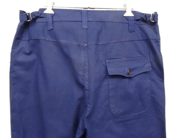 画像: フレンチチャイナ ワークパンツ インディゴ (DEADSTOCK)