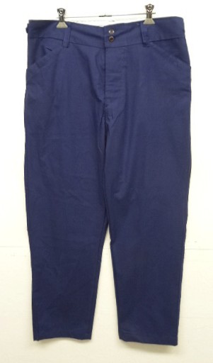 画像1: フレンチチャイナ ワークパンツ インディゴ (DEADSTOCK)