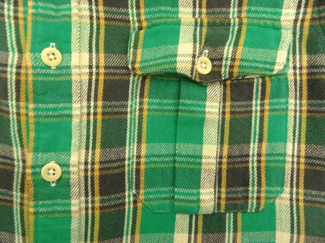 画像: 90'S RALPH LAUREN チンスト付き 長袖 フランネルシャツ チェック柄 (VINTAGE)