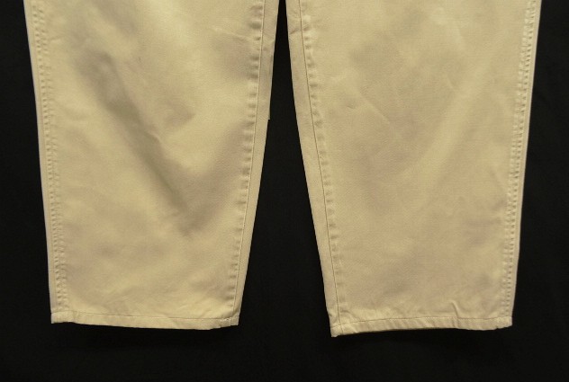 画像: 90'S RALPH LAUREN "ボックスロゴ" ツープリーツ チノパンツ ベージュ USA製 (VINTAGE)