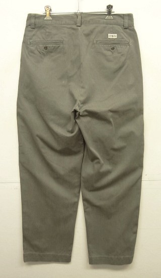 画像4: 90'S RALPH LAUREN "PHILIP PANT" ノープリーツ チノパンツ カーキ (VINTAGE)