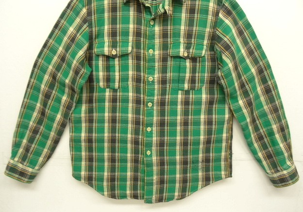 画像: 90'S RALPH LAUREN チンスト付き 長袖 フランネルシャツ チェック柄 (VINTAGE)