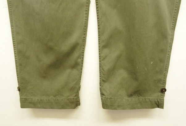 画像: 40'S アメリカ軍 US ARMY M-43 前期モデル フィールドパンツ スレーキHBT ミリタリーグリーン (VINTAGE)