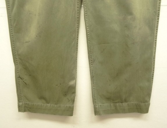 画像: 40'S アメリカ軍 US ARMY M-43 前期モデル 13スターボタン フィールドパンツ スレーキHBT ミリタリーグリーン (VINTAGE)