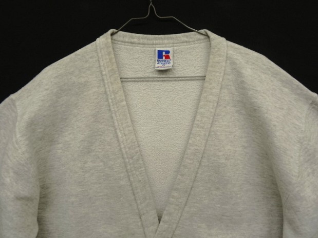 画像: 90'S RUSSELL ATHLETIC スウェット カーディガン ヘザーグレー USA製 (VINTAGE)