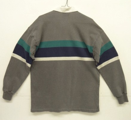 画像4: 80'S LL Bean 脇の下ガゼット付き ラガーシャツ USA製 (VINTAGE)