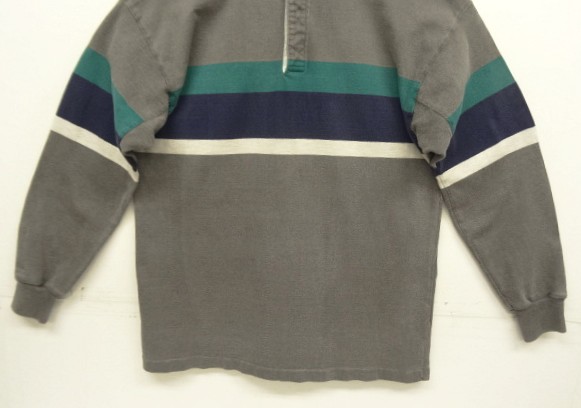 画像: 80'S LL Bean 脇の下ガゼット付き ラガーシャツ USA製 (VINTAGE)