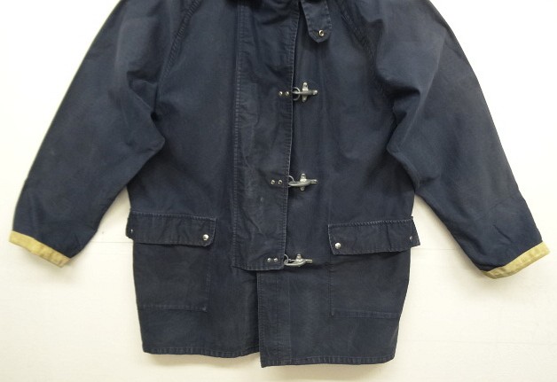 画像: 80'S FAY コットンキャンバス ファイヤーマンコート ネイビー イタリア製 (VINTAGE)