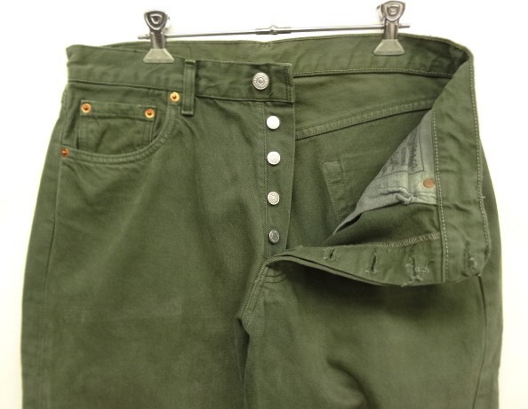 画像: 90'S LEVIS 517 デニム オリーブ フランス製 (VINTAGE)