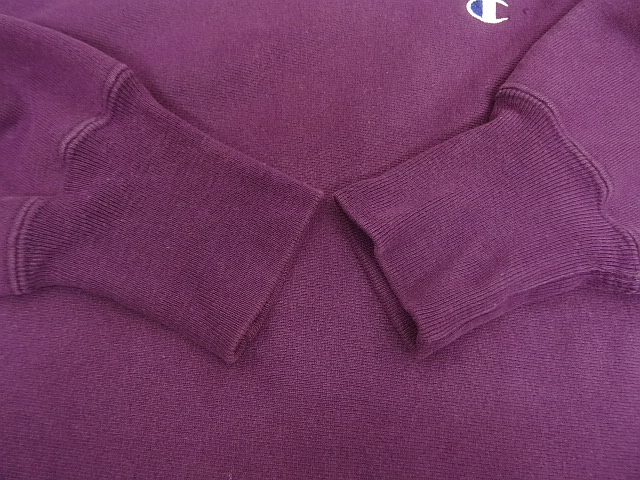 画像: 90'S CHAMPION 刺繍タグ リバースウィーブ グレープ USA製 (VINTAGE)