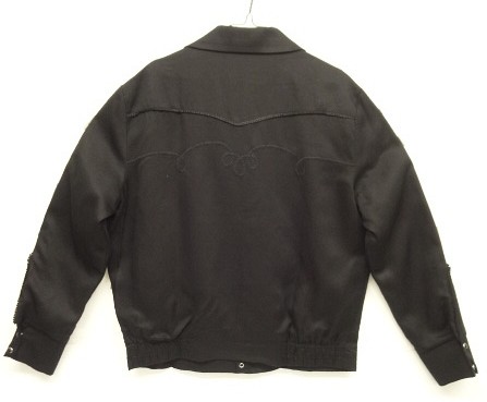 画像5: H BAR C "BOLERO JACKET" ショート丈 ウエスタンジャケット ブラック/ブラック刺繍 (NEW)