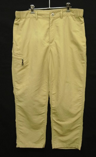 画像1: PATAGONIA 右サイドジップポケット付き ナイロンパンツ ベージュ (USED)