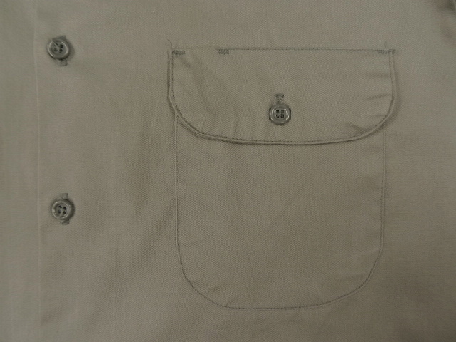 画像: 70'S TUF-NUT "SIX GUN TWILL" 長袖 ワークシャツ グレー USA製 (VINTAGE)