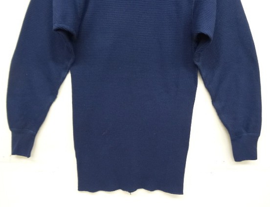 画像: 90'S NORTHWEST TERRITORY サーマル 長袖 Tシャツ ネイビー (DEADSTOCK)