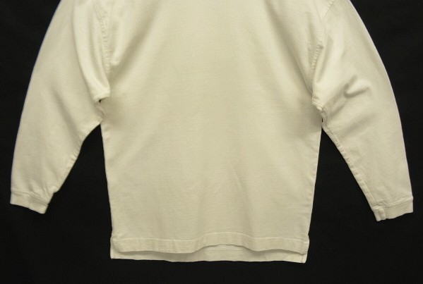 画像: 90'S GAP 旧タグ ヘビーウエイト ボックス 長袖 Tシャツ ホワイト (VINTAGE)