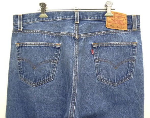 画像: 90'S LEVIS 501 デニム インディゴ USA製 W38L30 (VINTAGE)