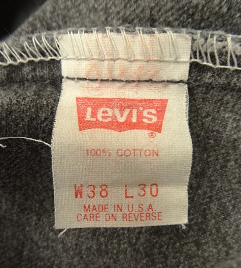 画像2: 90'S LEVIS 505 デニム ブラック W38L30 USA製 (VINTAGE)