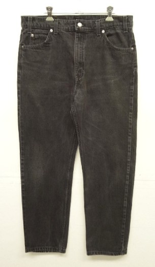 画像1: 90'S LEVIS 505 デニム ブラック W36L30 メキシコ製 (VINTAGE)