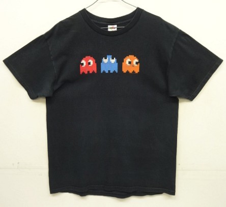 画像1: 00'S NAMCO LTD "PAC MAN" 半袖 Tシャツ ブラック (VINTAGE)