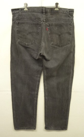 画像3: 90'S LEVIS 505 デニム ブラック W38L30 USA製 (VINTAGE)