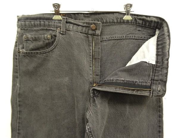 画像: 90'S LEVIS 505 デニム ブラック W38L30 USA製 (VINTAGE)