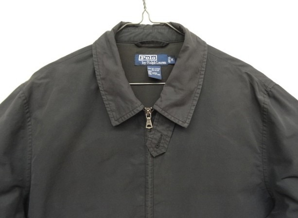 画像: 90'S RALPH LAUREN チンスト付き ドリズラージャケット ブラック (VINTAGE)