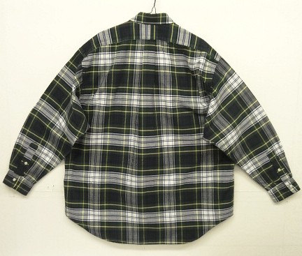 画像3: 90'S RALPH LAUREN "BIG SHIRT" オックスフォード 長袖 BDシャツ チェック柄 (VINTAGE)