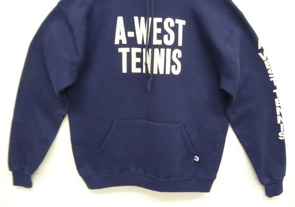 画像: 90'S RUSSELL ATHLETIC プルオーバー スウェット パーカー ネイビー USA製 (VINTAGE)