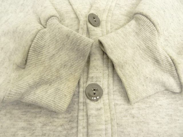 画像: 90'S RUSSELL ATHLETIC "AIR FORCE ACADEMY" スウェット カーディガン ヘザーグレー USA製 (VINTAGE)