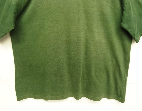 画像: UNKNOWN シングルステッチ 半袖 ボックス Tシャツ フェードグリーン (VINTAGE)
