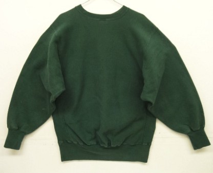 画像4: 90'S CHAMPION 刺繍タグ リバースウィーブ ダークグリーン USA製 (VINTAGE)