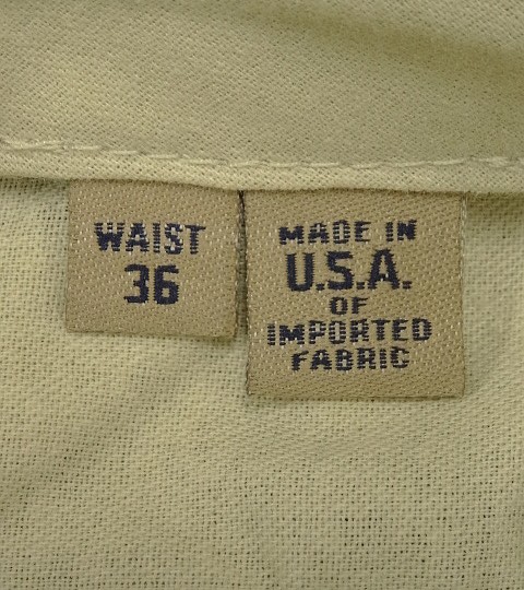 画像3: BILLS KHAKI "M2" ノープリーツ ウールパンツ カーキ USA製 (USED)