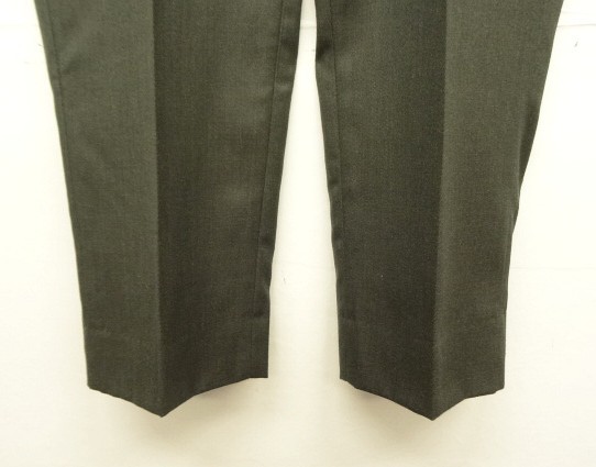画像: BILLS KHAKI "M2" ノープリーツ ウールパンツ カーキ USA製 (USED)