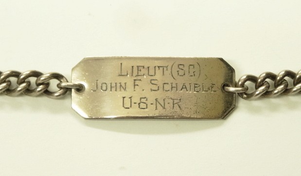 画像: アメリカ軍 US NAVY RESERVE "U.S.N.R刻印入り" IDプレート チェーンブレスレット シルバー (VINTAGE)