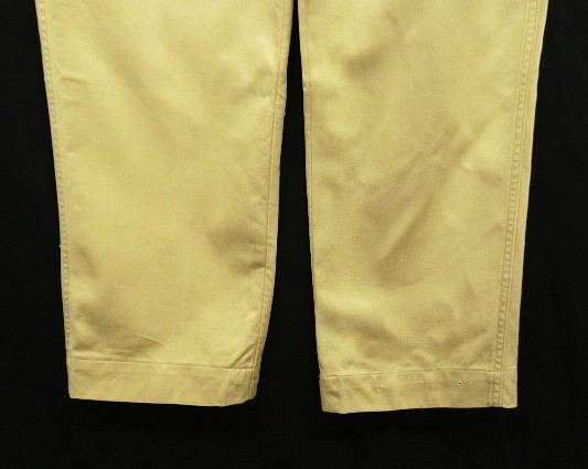 画像: 50'S アメリカ軍 US ARMY "MIL-T-2064A" 45KHAKI ボタンフライ チノパンツ (VINTAGE)