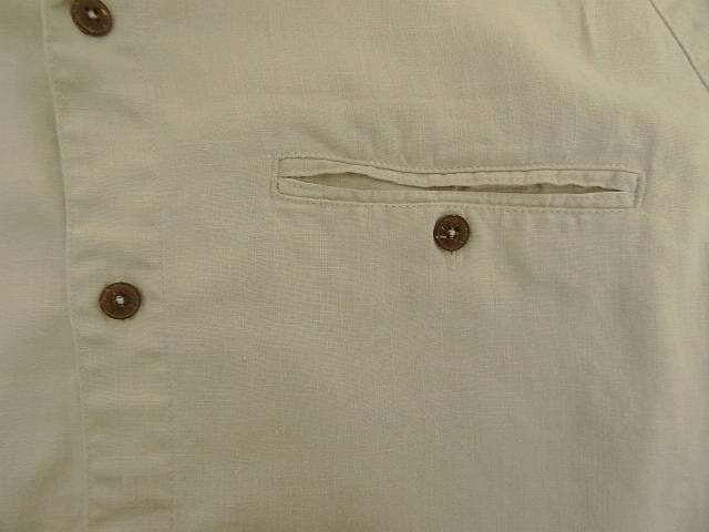 画像: 03'S PATAGONIA "HEMP100%" ラグランスリーブ 半袖 オープンカラーシャツ オフホワイト (VINTAGE)