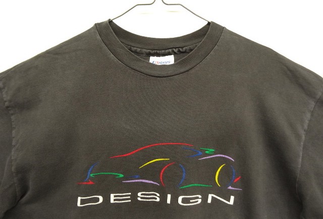 画像: 80'S PRINCE DESIGN シングルステッチ 半袖 Tシャツ フェードブラック USA製 (VINTAGE)
