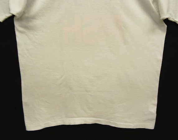 画像: 90'S JOE BUTLER'S ALL TACKLE FISHING STORE シングルステッチ 両面プリント 半袖 Tシャツ ホワイト USA製 (VINTAGE)
