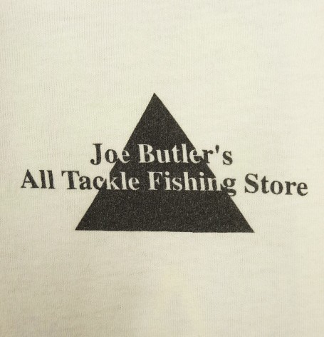 画像5: 90'S JOE BUTLER'S ALL TACKLE FISHING STORE シングルステッチ 両面プリント 半袖 Tシャツ ホワイト USA製 (VINTAGE)
