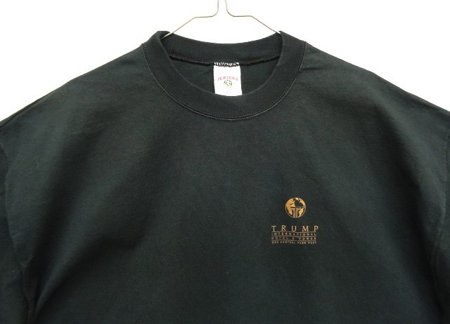 画像: 90'S TRUMP INTERNATIONAL ヘビーウエイト 半袖 Tシャツ ブラック USA製 (VINTAGE)
