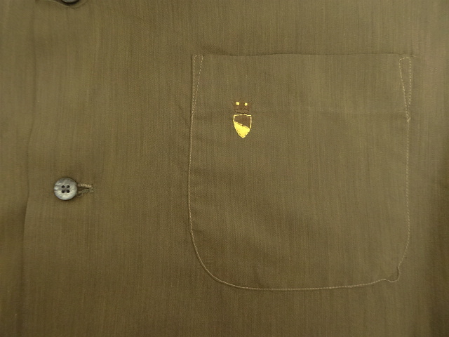 画像: 60'S TOWNCRAFT 長袖 オープンカラーシャツ トープ (VINTAGE)