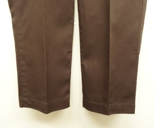 画像: 80'S DICKIES 874 チビタグ ワークパンツ ブラウン USA製 (VINTAGE)